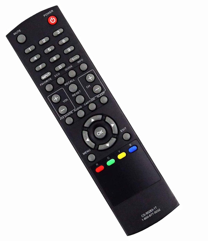 UBay CS-90283-1T Remote Control fit for Sanyo CS-90283-1T DP32242 DP55441 DP46142 DP40142 DP42142 TV - Image 2